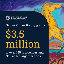 Native Voices Rising Announces $3.5 Million To Native-Led Advocacy ...